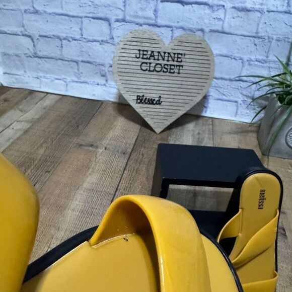 MELISSA BUBBLE - BLACK / CARAMEL US 6 - Picture 6 of 9